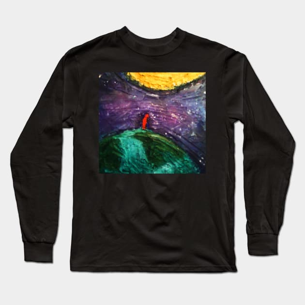 Loneliest man on earth Long Sleeve T-Shirt by YaebaArts